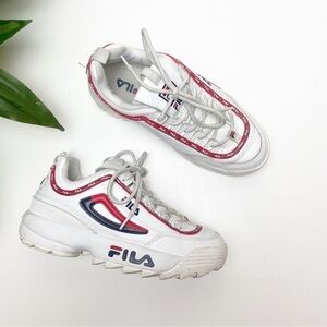 Fila Disrupter Sneakers Model 37M00668-125 Womans Size 6/  38.5EU